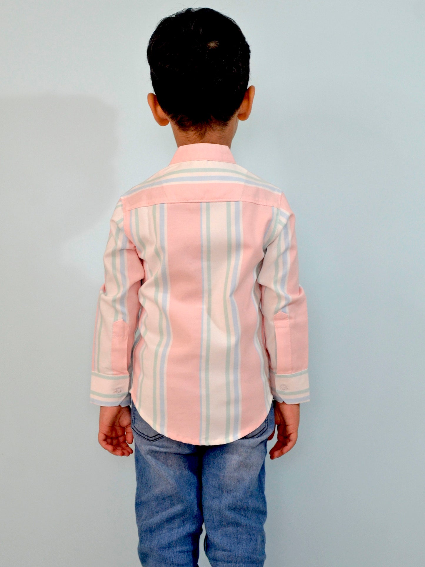 Havana Stripes shirt for boys - Pink