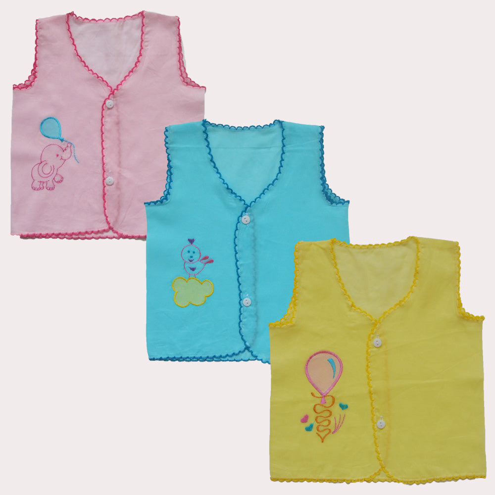 Arcs finish Infants Jhablas set of 3 - Pink Elephants, Blue Bridie, Yellow Balloon