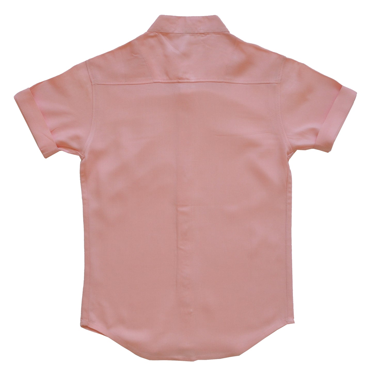 Pastel shade rayon shirts for boys - Combo of 2 - Yellow & Pink