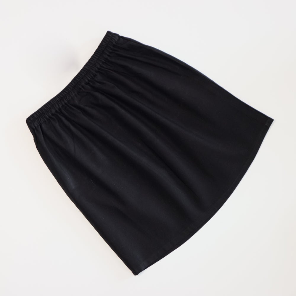 Gardinia Generic black A line skirt with elastic - Black