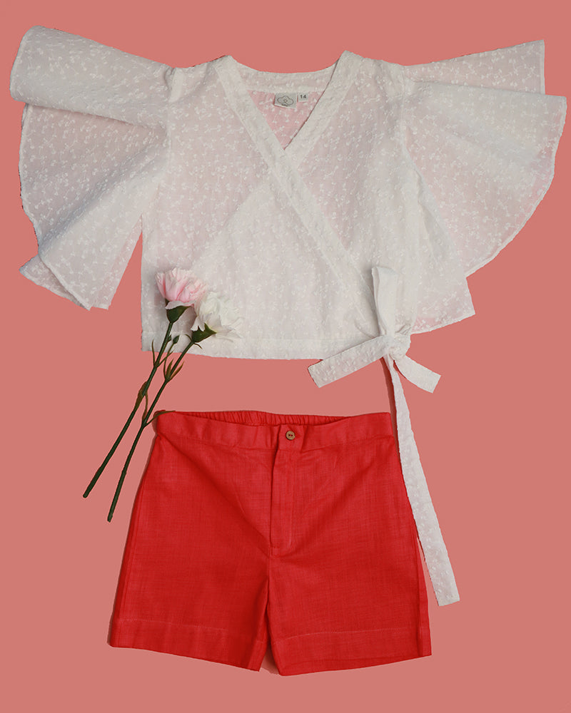Gardinia Straight basic statement shorts - Pink